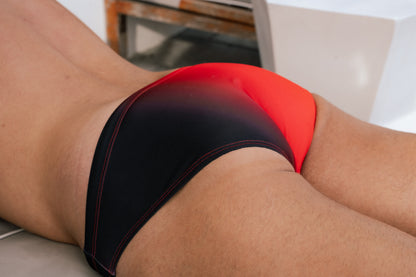 Sizzle Swim Brief in Heat Index Ombre