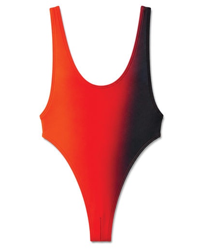 Say Something Bodysuit in Heat Index Ombre